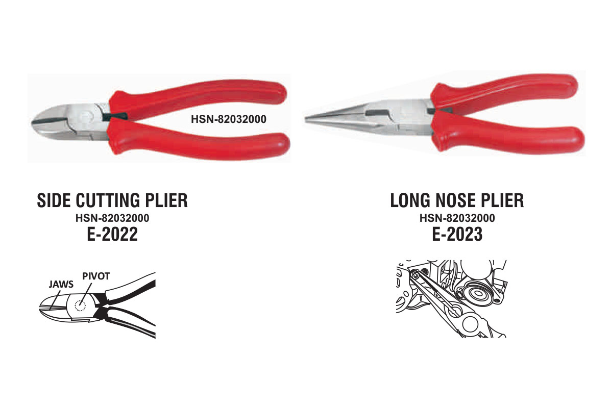 Side Cutting Plier- Long Nose Plier