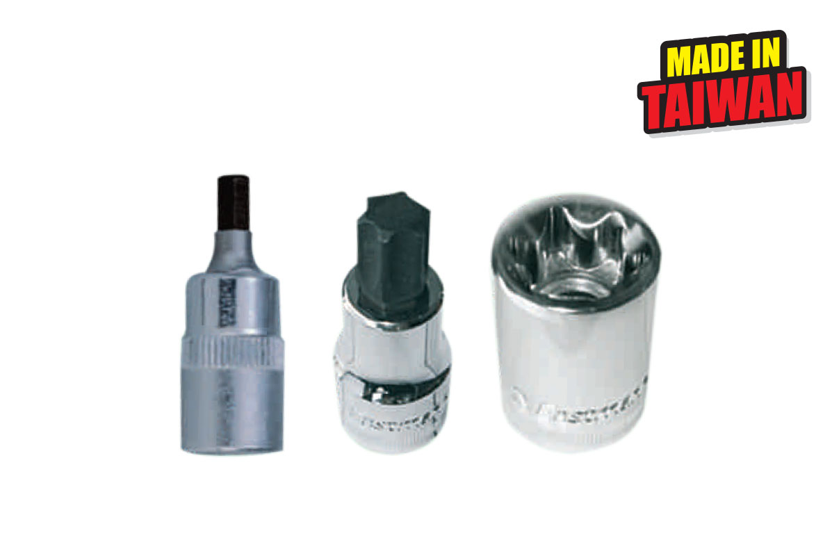 (12.7 mm) 12 SQ. Drive Sockets (HEXTORXSTAR)