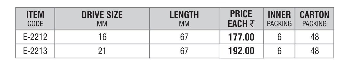 Spark Plug Socket - CRV - size - specifications