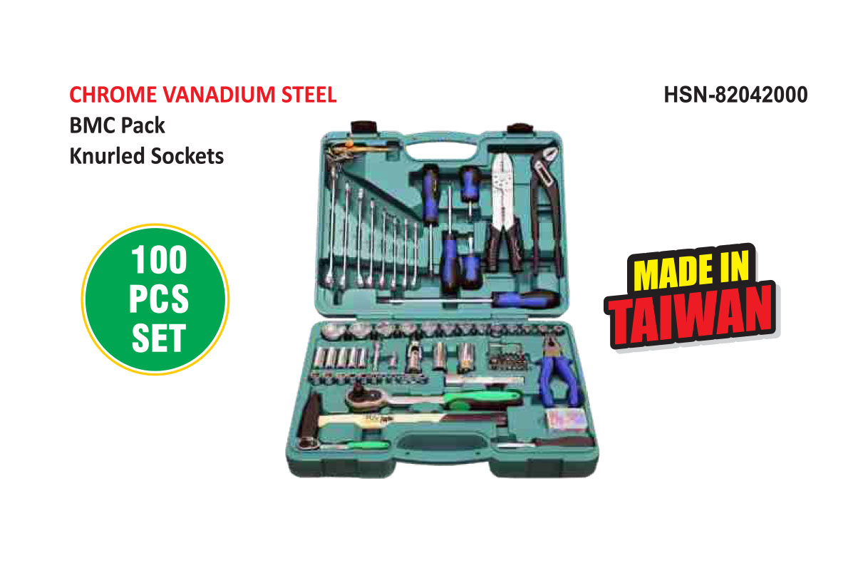 100 Pcs Socket & Bit Set